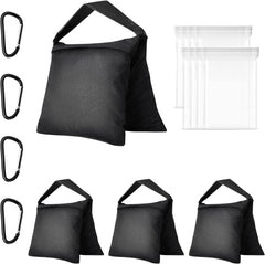 4-Pack Heavy Duty Sandbag Photo Studio Weight Bag - Black