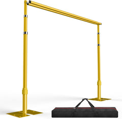 10x10Ft Double Crossbar Pipe and Drape Photo Background Support Kit - Gold