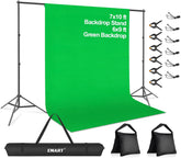 7x10Ft Backdrop Stand Kit with 6x9Ft Backdrop
