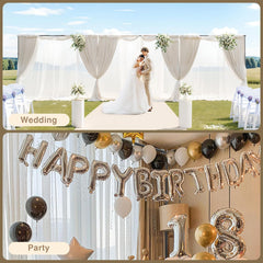 30x7Ft Large Adjustable Backdrop Stand Kit with 308° Angle Rotatable Connector