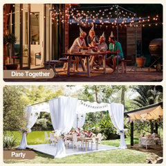 10x10x7Ft Square Large Backdrop Stand Kit with 308° Angle Rotatable Connector