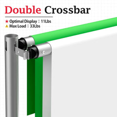 10x10Ft Double Crossbar Pipe and Drape Photo Background Support Kit
