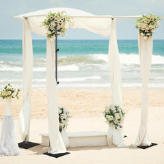 Square Backdrop Stand Adjustable Pipe and Drape Background Frame Kit