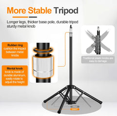 10Ft Heavy-Duty Reverse-Folding Backdrop Stand Kit