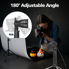 LED Continuous Light Lamp 5500K Portable Camera Photo Lighting - 2 Sets