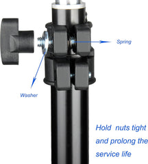 2-Pack 8.5 Ft Portable Photo Video Lighting Tripod Light Stand