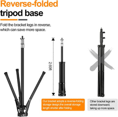 10Ft Heavy-Duty Reverse-Folding Backdrop Stand Kit