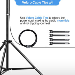 20"x28" Softbox Lighting Kit with 40W 6500K LED Bulbs