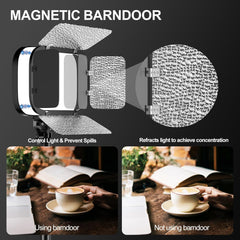 2-Pack LED Video Light with Tripod Stand, 3000-5500K CRI97, Bi-Color Dimmable Lighting