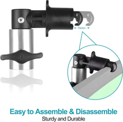 8.5FT Photography Reflector Disc Holder Clip with Light Stand