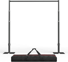 10x10Ft Heavy-Duty Pipe and Drape Stand Photo Background Frame Kit-Black