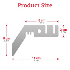 3in Adjustable Crossbar Hanger for Pipe and Drape Stand - 4Pcs