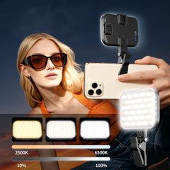 60 LED Selfie Light for iPhone, Protable Clip Light for Phone Camera