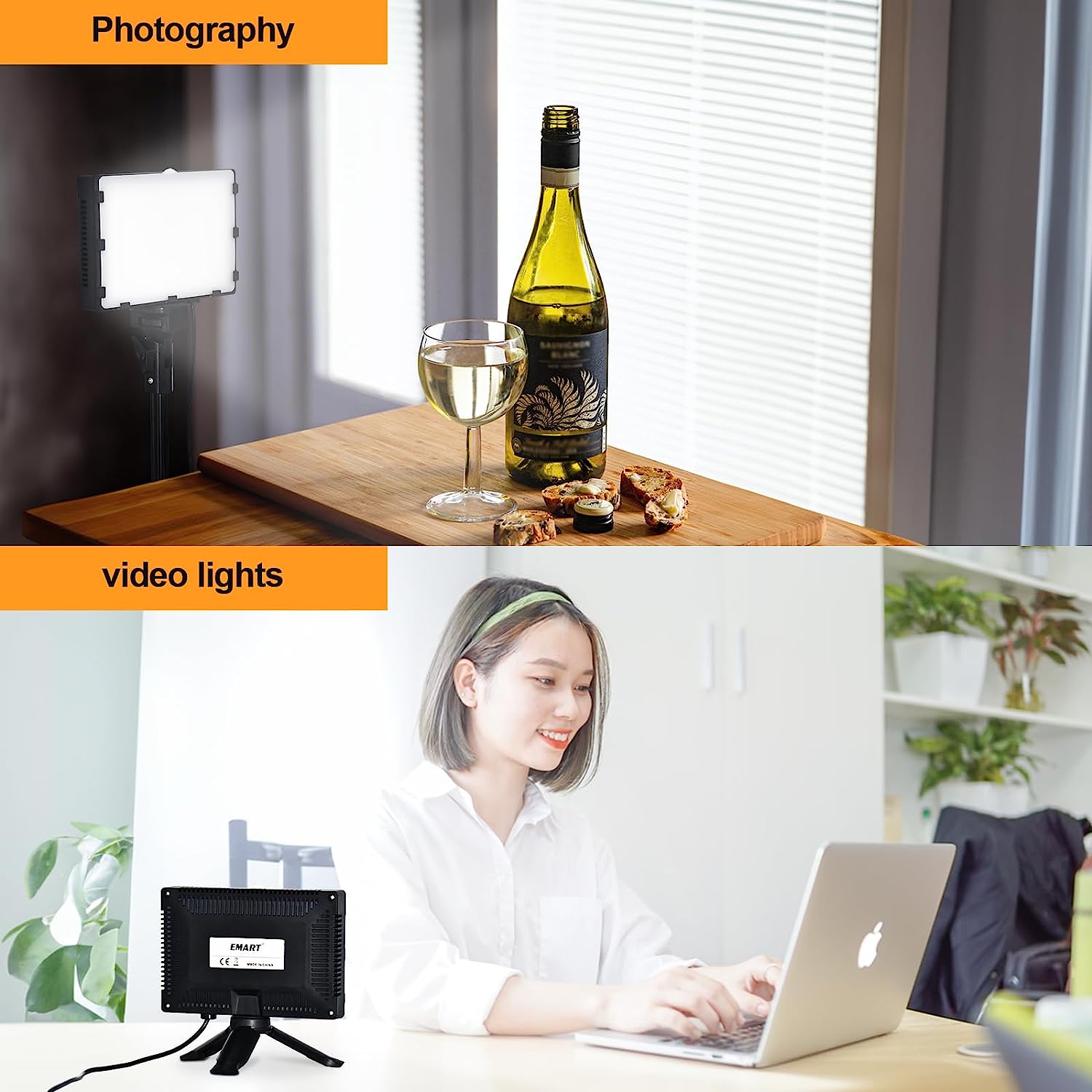EMART LED Video Light Continuous Table Top Lighting