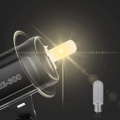 Emart 300W GN.54 5600K Professional Studio Flash Strobe Light Monolight with 2.4G Wireless Trigger and Modeling Lamp, Aluminum Alloy Construction for Indoor Model Photography and Portrait Photography