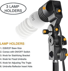 Umbrella Photography Lighting Kit 200/700W Bulbs
