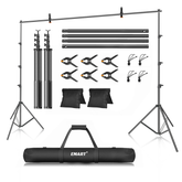 10x12 Ft Heavy-Duty Backdrop Stand Kit Adjustable Photo Frame