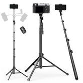 EMART 70’’ Cell Phone Tripod Stand with Remote for iPhone and Android