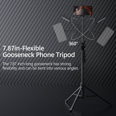 EMART 70’’ Cell Phone Tripod Stand with Remote for iPhone and Android