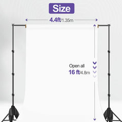 Matte Seamless Photography Background Paper | 4.4x16ft | Arctic White - EMART INTERNATIONAL, INC (Official Website)