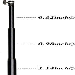 EMART 10 ft Aluminum Alloy Telescopic Crossbar, 3 Sections Twist Locking 5/8'' Stud Standard Background Support Cross Arm - EMART INTERNATIONAL, INC (Official Website)