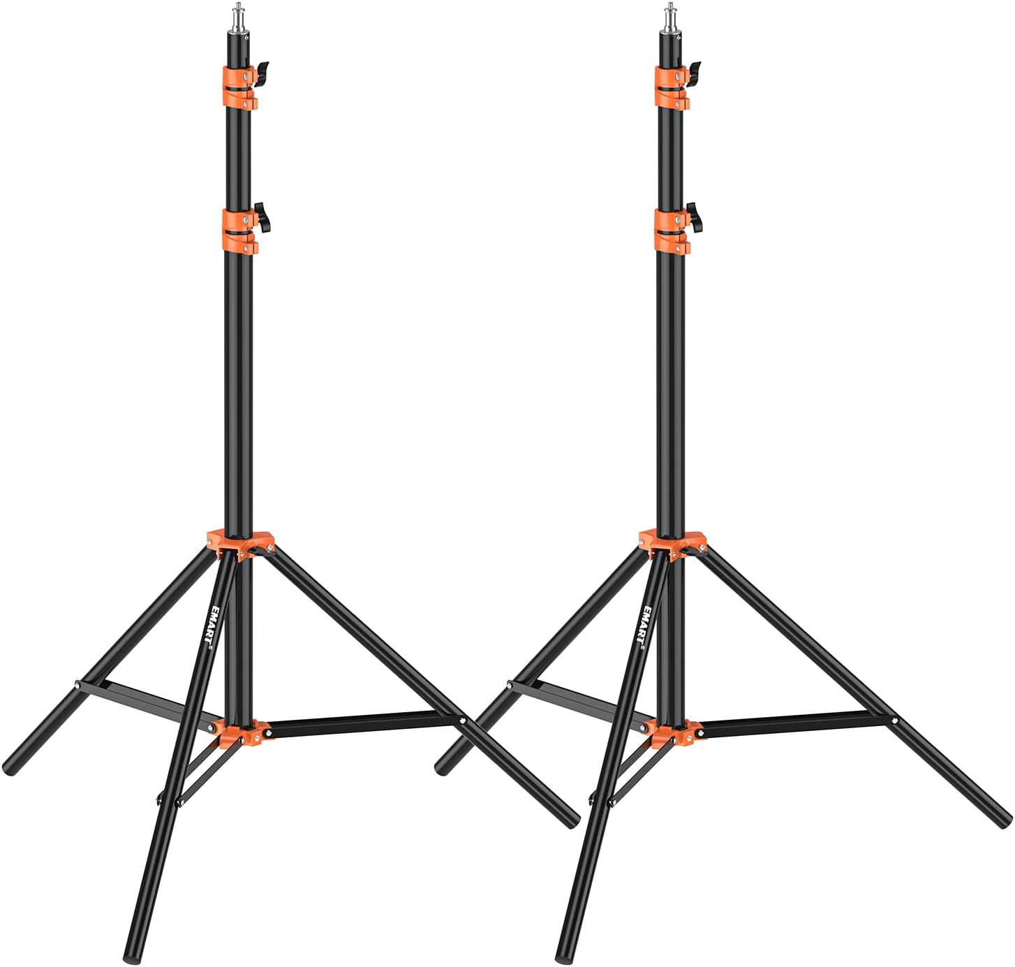 7ft/2.1m Air Cushioned Heavy Duty Light Stand- 2 Pack