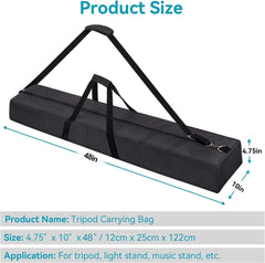 EMART Tripod Carrying Bag, 48" Long Carry Case for Speaker Stands, Light/Lighting Stand, Mic/Microphone Poles - EMART INTERNATIONAL, INC (Official Website)