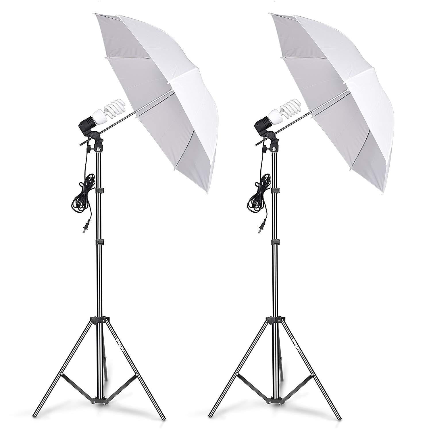 EMART 400W 5500K Photography Umbrella Lighting Kit - 2 Packs