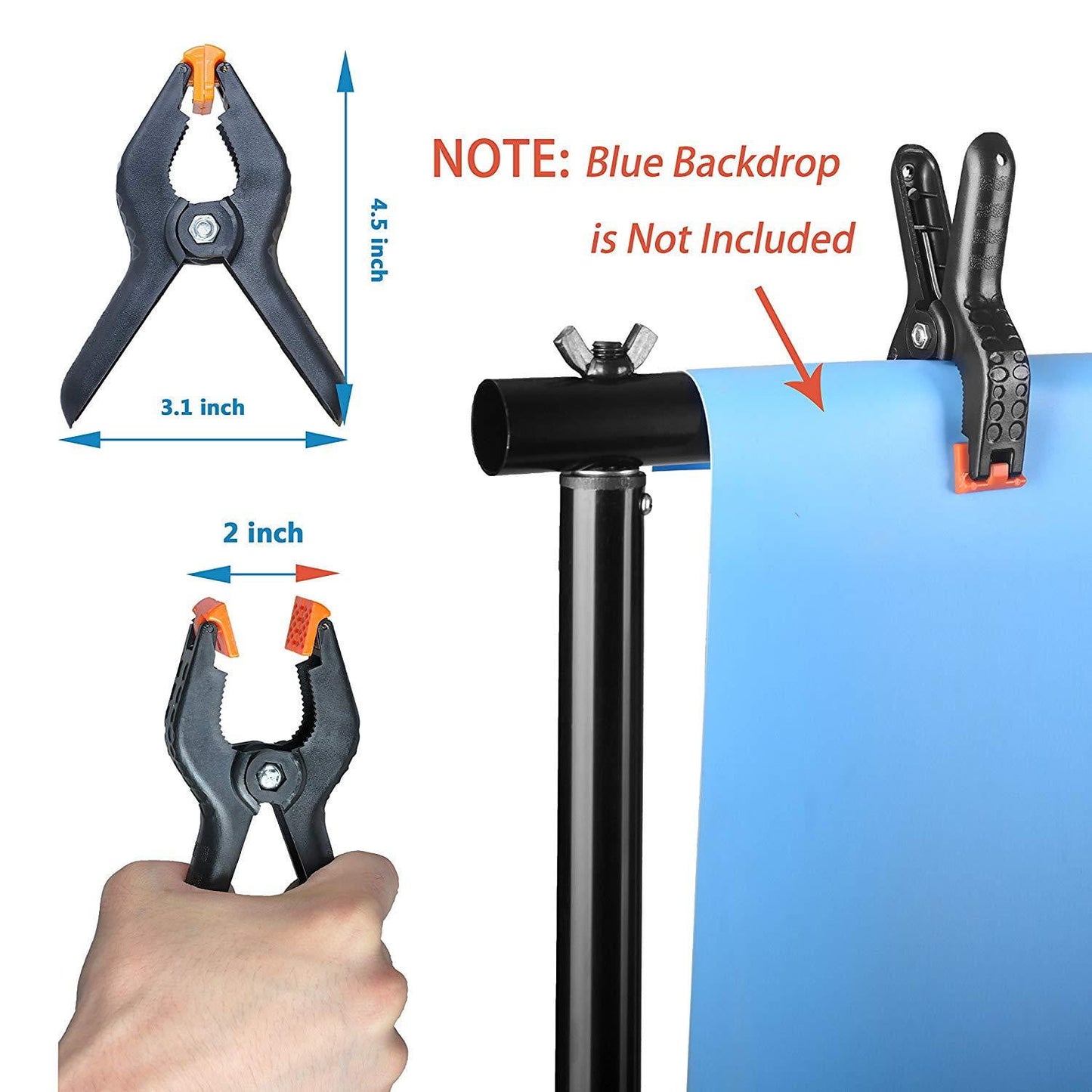 Emart Heavy Duty Photo Video Studio Backdrop Stand - EMART8