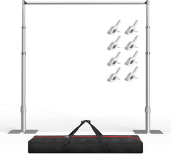 10Ft Heavy-Duty Pipe and Drape Stand Adjustable Photo Booth Frame Kit