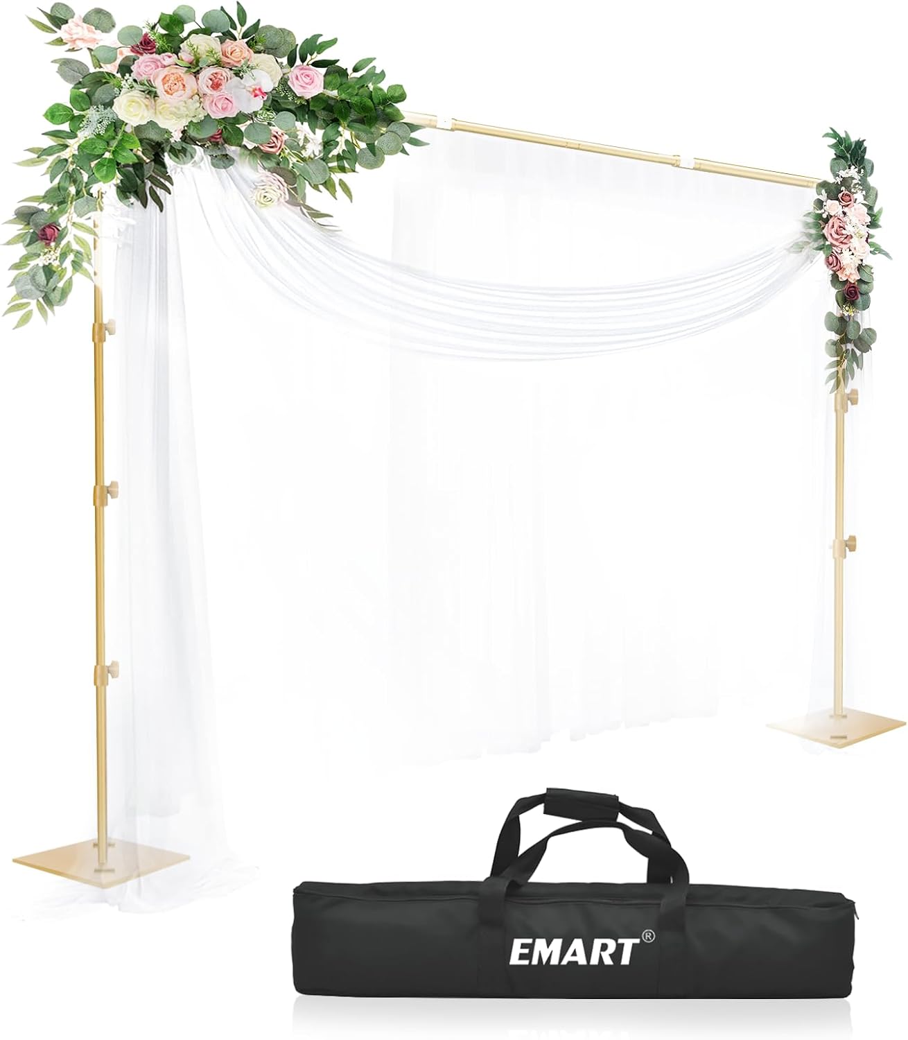 Pipe and Drape Adjustable Photography Backdrop Stand Kit