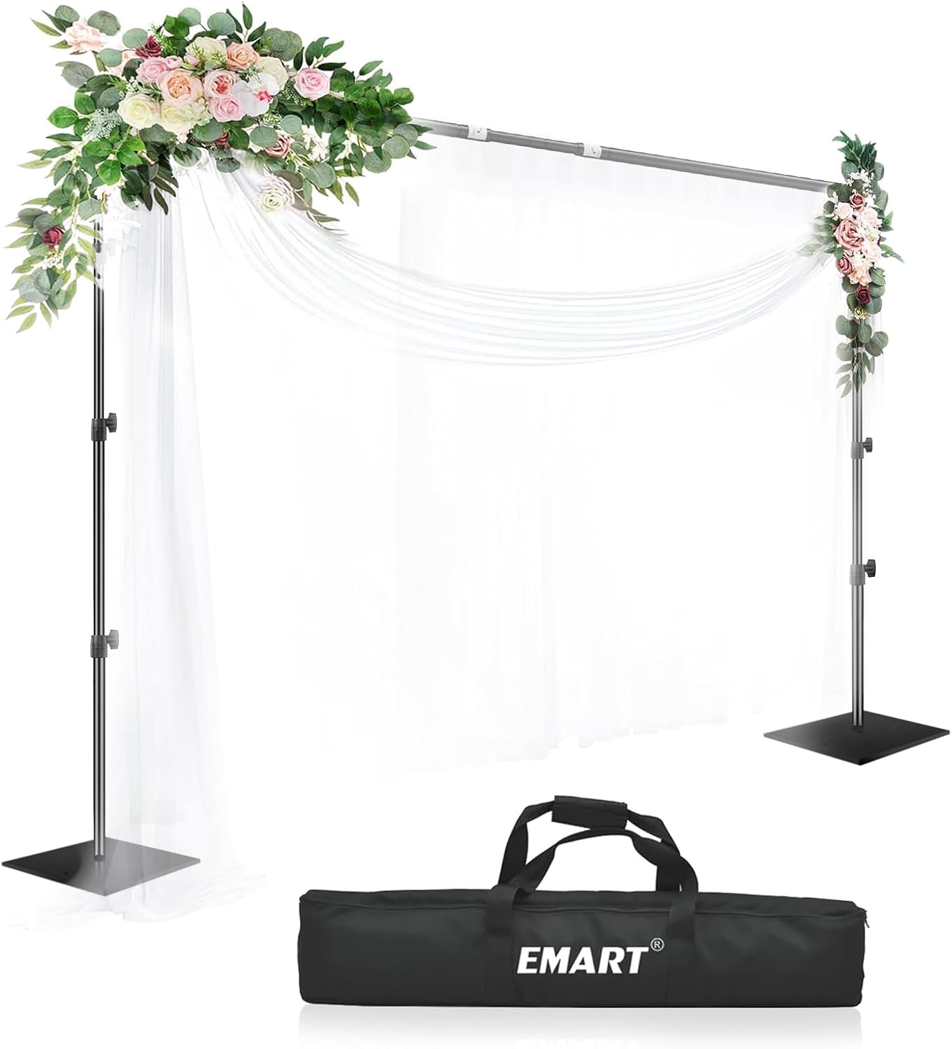 Pipe and Drape Adjustable Photography Backdrop Stand Kit