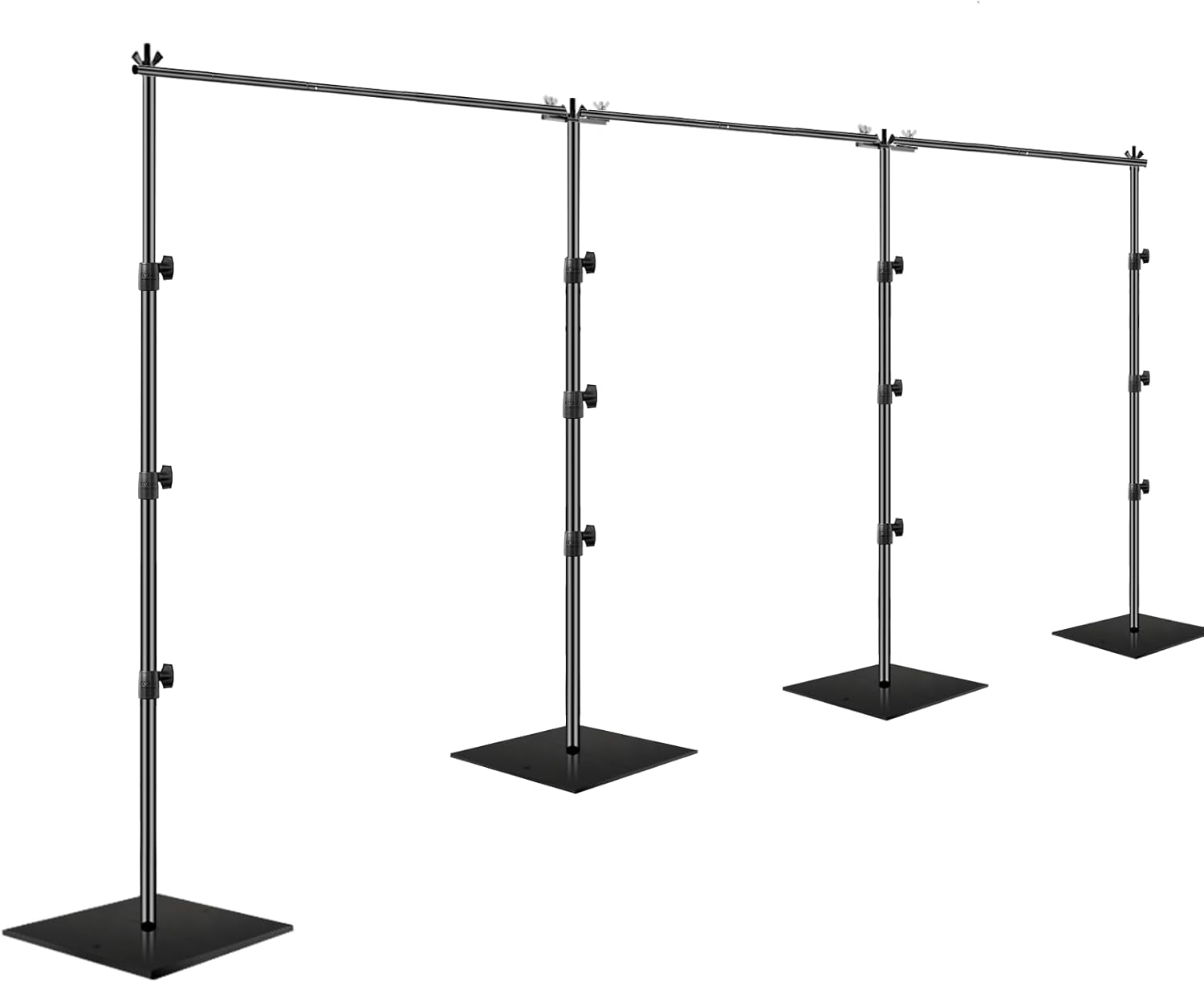 Large Backdrop Stand Adjustable Pipe and Drape Background Support Frame Kit
