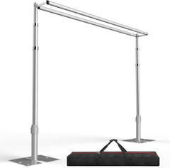 10x10Ft Double Crossbar Pipe and Drape Photo Background Support Kit
