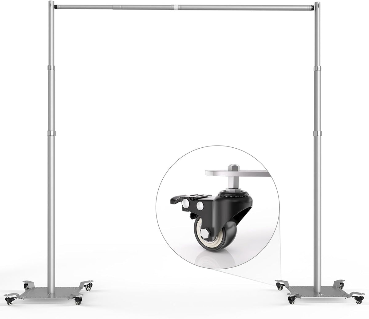 10ftx10ft Pipe and Drape Backdrop Stand Kit with Wheels