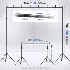 Heavy Duty Photography Backdrop Stand kit