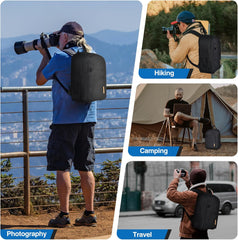 Small Camera Backpack Bag Professional with Waterproof Rain Cover