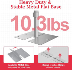 10Ft Heavy-Duty Pipe and Drape Stand Adjustable Photo Booth Frame Kit