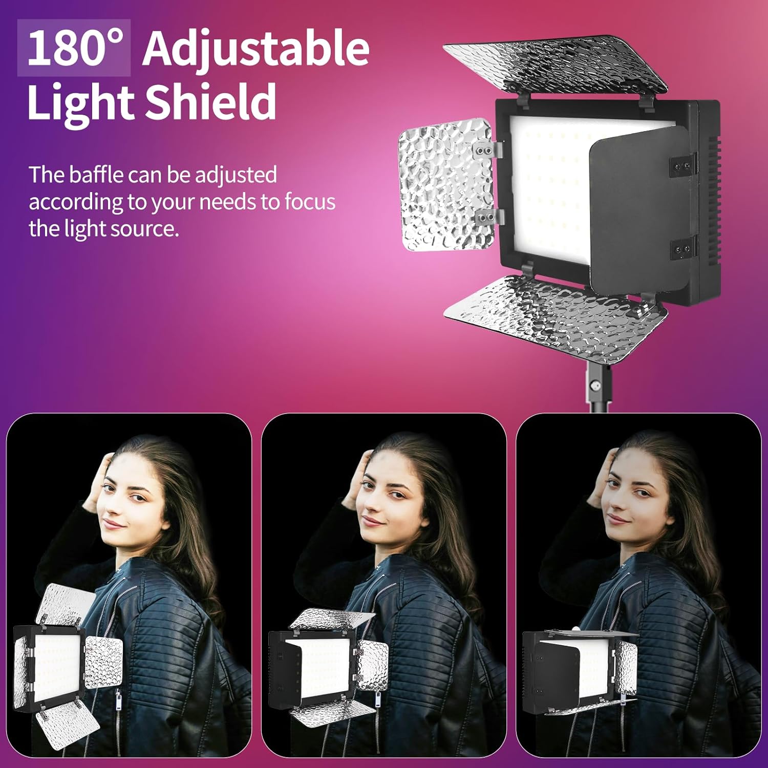 LED Photography Studio Light Kit
