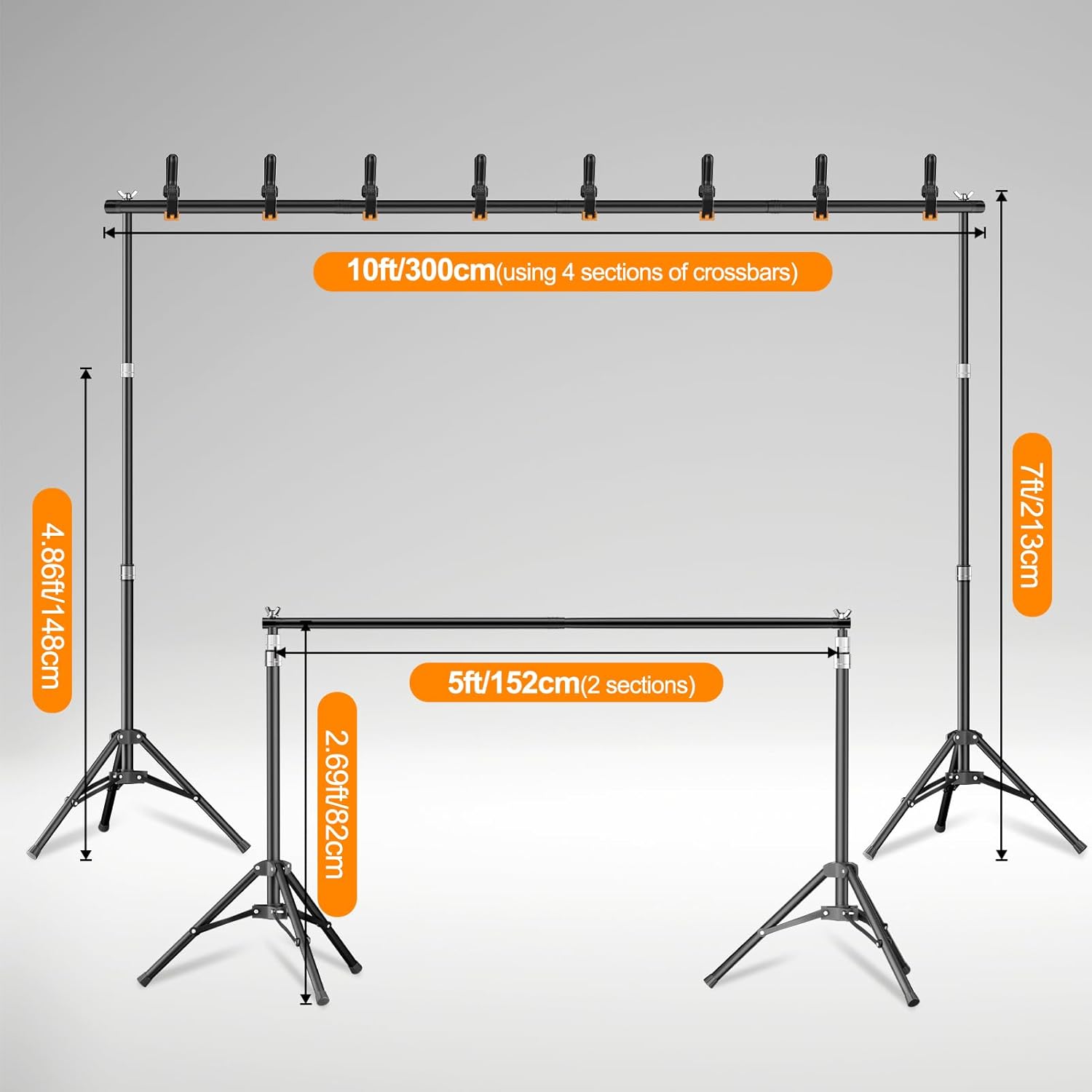 Reverse-Folding Backdrop Stand Kit