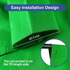 Photoshoot Backdrop Chroma Key Screen High Density & Washable Polyester Cloth Fabric Curtain