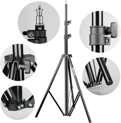 2-Pack 8.5 Ft Portable Photo Video Lighting Tripod Light Stand