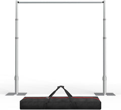 10x10Ft Heavy-Duty Pipe and Drape Stand Adjustable Photo Booth Frame Kit