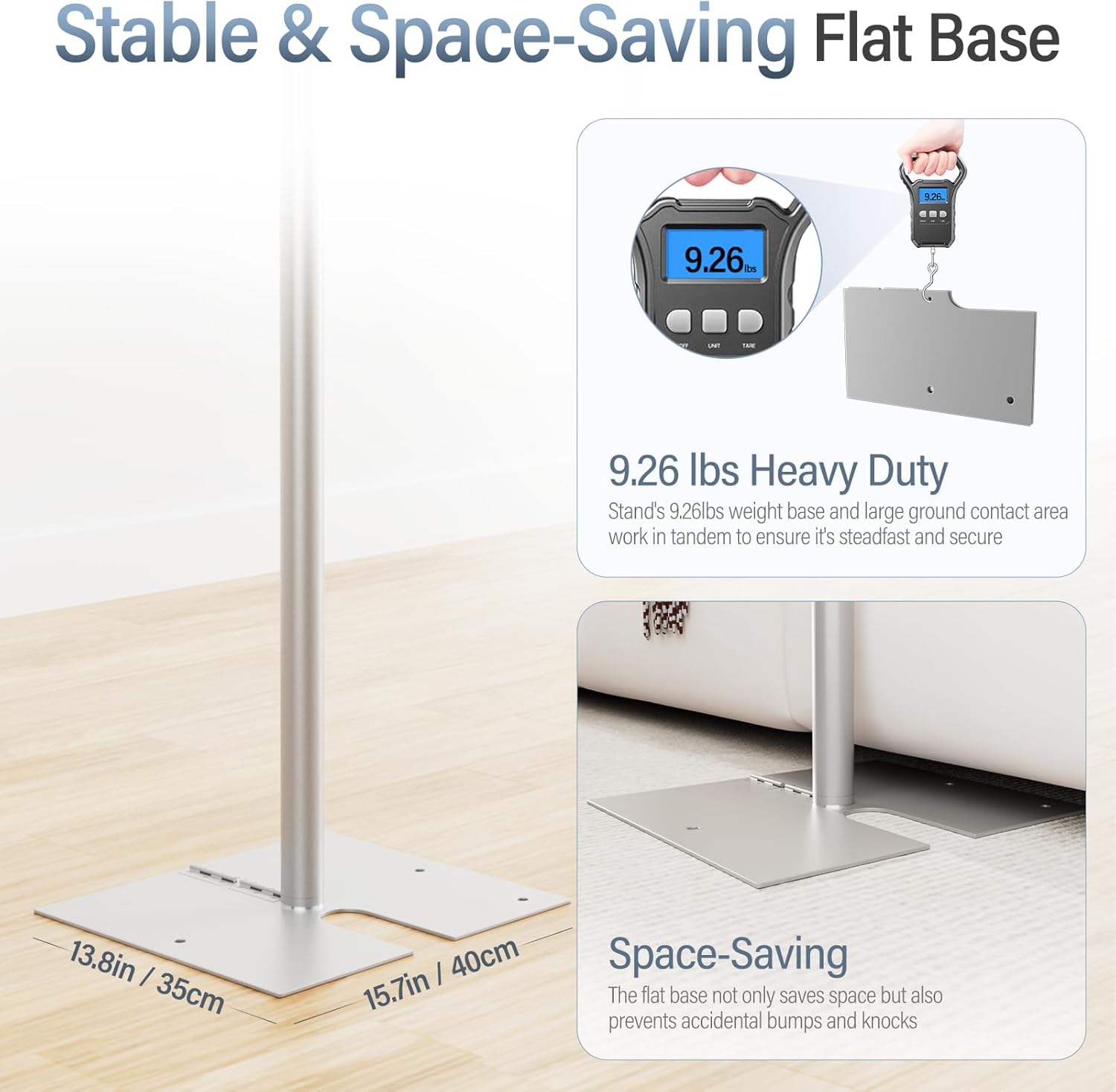 Heavy Duty Pipe and Drape Adjustable Backdrop Stand Kit-Silver