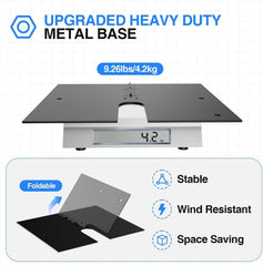 Heavy-Duty Backdrop Stand Adjustable Pipe and Drape kit-Black