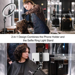 10 inch RGB Ring Light - Adjustable Tripod Stand & Cell Phone Holder