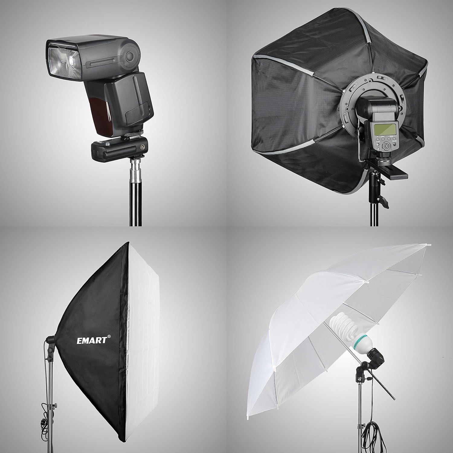 2-Pack 8.5 Ft Portable Photo Video Lighting Tripod Light Stand