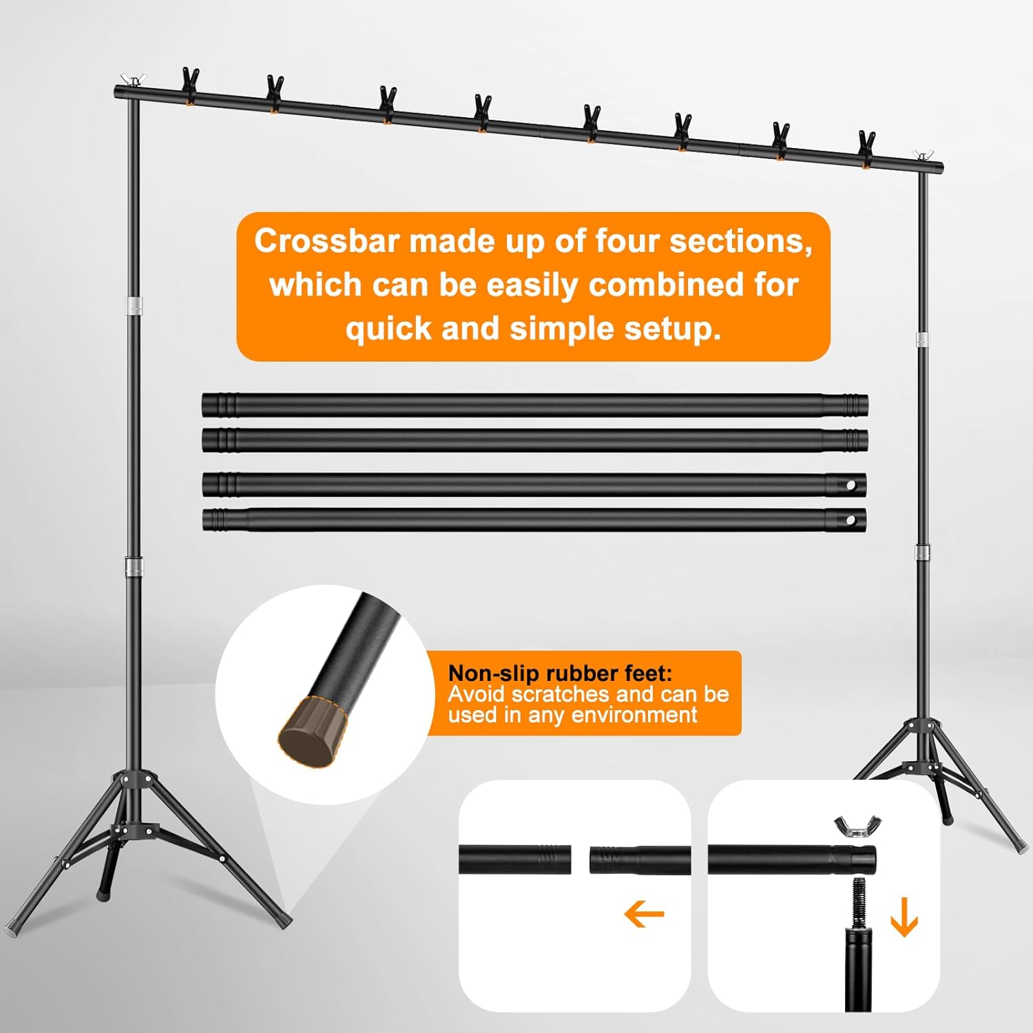 Reverse-Folding Backdrop Stand Kit