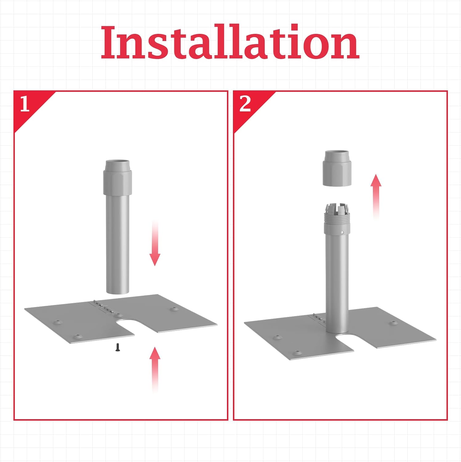 Pipe and Drape Stand Base, 14"x16", 10.3lbs