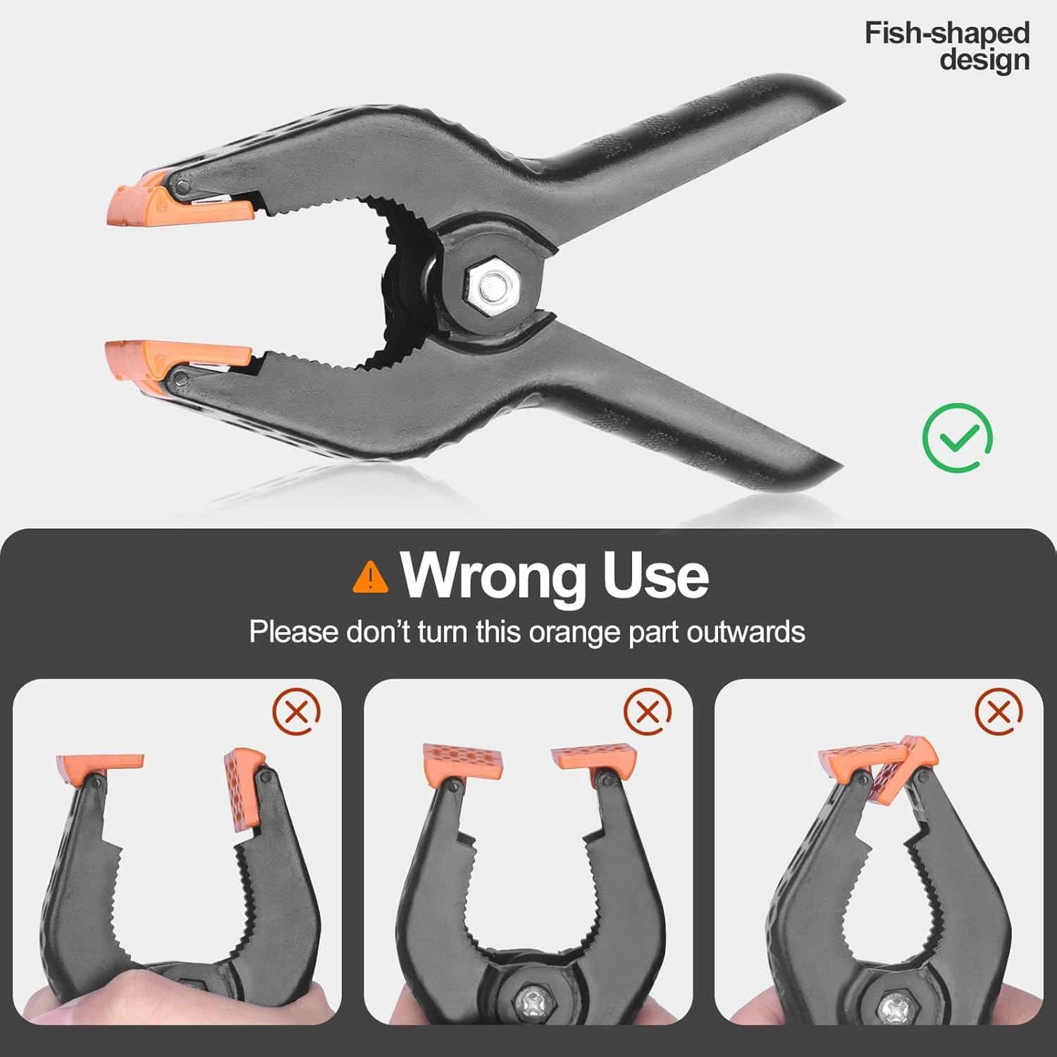 12 Pack Heavy Duty Spring Clamps
